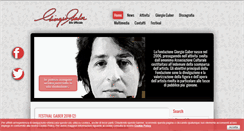 Desktop Screenshot of giorgiogaber.it